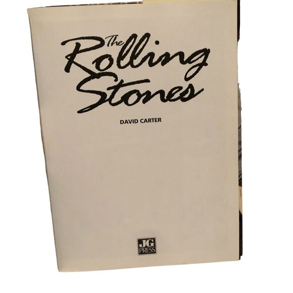 VTG THE ROLLING STONES BOOK BY DAVID CARTER HARDCOVER 1994 JG PRESS 12" X 9" - Picture 3 of 6